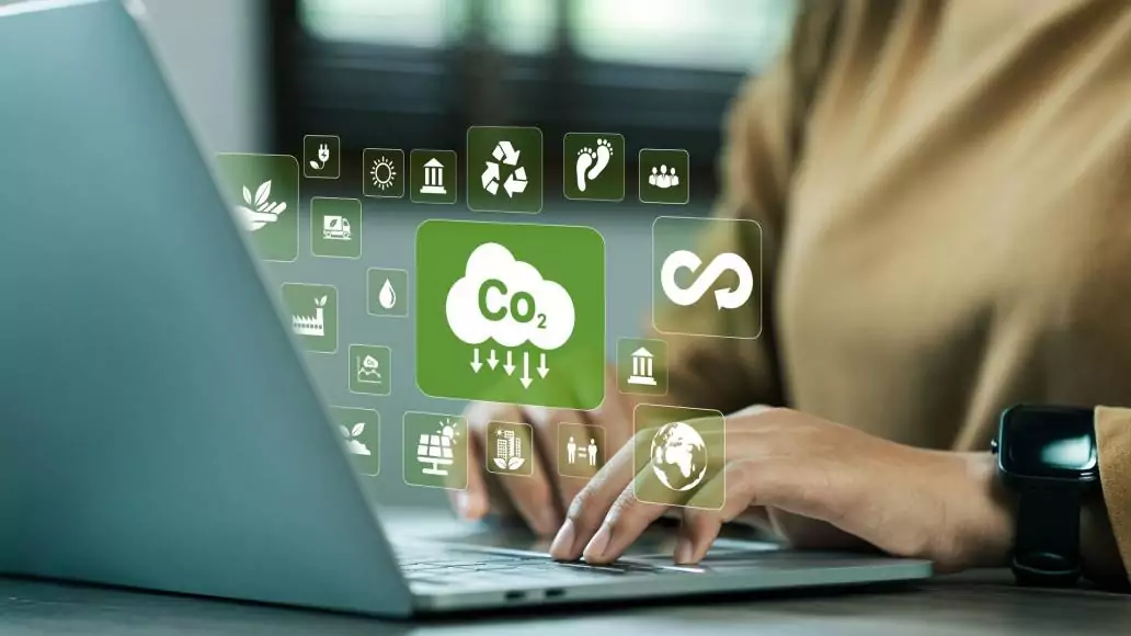 co2 reduktion im Online handel fussabdruck